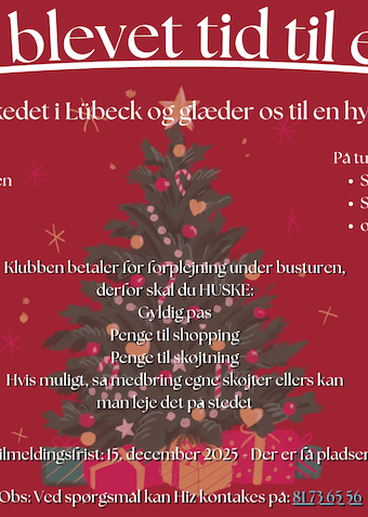 Juletur - Klik for at tilmelde dig